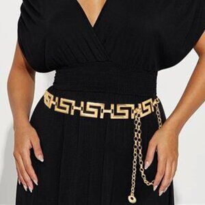 Metal Waist Chain for Women – Adjustable Belly Chain Waist Belt for Dresses
